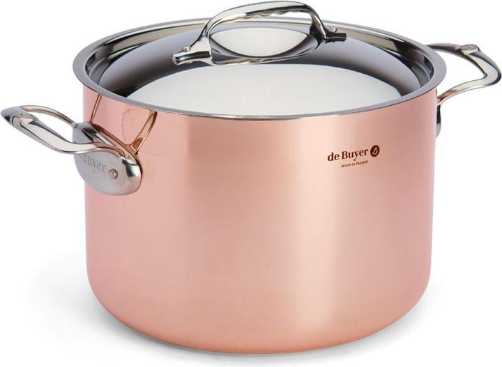 Productafbeelding de Buyer Prima Matera Kookpot Inductie, met Deksel (24 cm, Steelpan, Koper, Roestvrij staal)