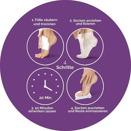 Actual product image Scholl Foot mask Lavender oil 1 pair (Foot mask)
