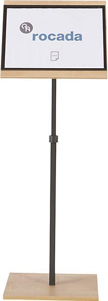 Actual product image Rocada Info display, DIN A3, 132x40x30cm, magnetic (A3)