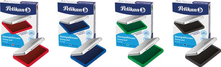 Actual product image Pelikan Metal stamp pad red