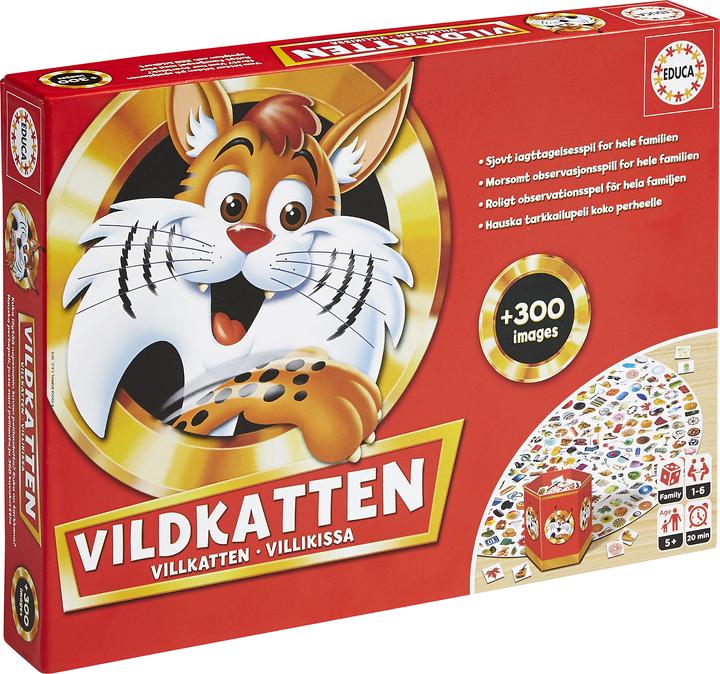 Educa Vildkatten - 300 (Danish) (016438) (Danish)
