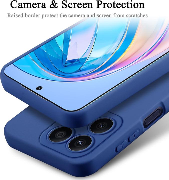 Actual product image Cadorabo Case for Honor x8a TPU in liquid protection silicone design (Honor X8a)