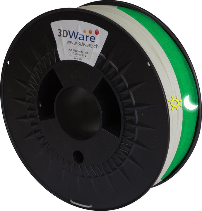 Dutch Filaments Filament (PLA, 1.75 mm, 1000 g, Grün, Weiss)