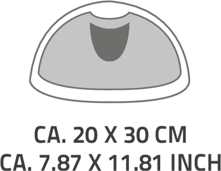 Immagine prodotto Ridder Cuscino per il collo Comfort Grigio (20 x 30 cm)