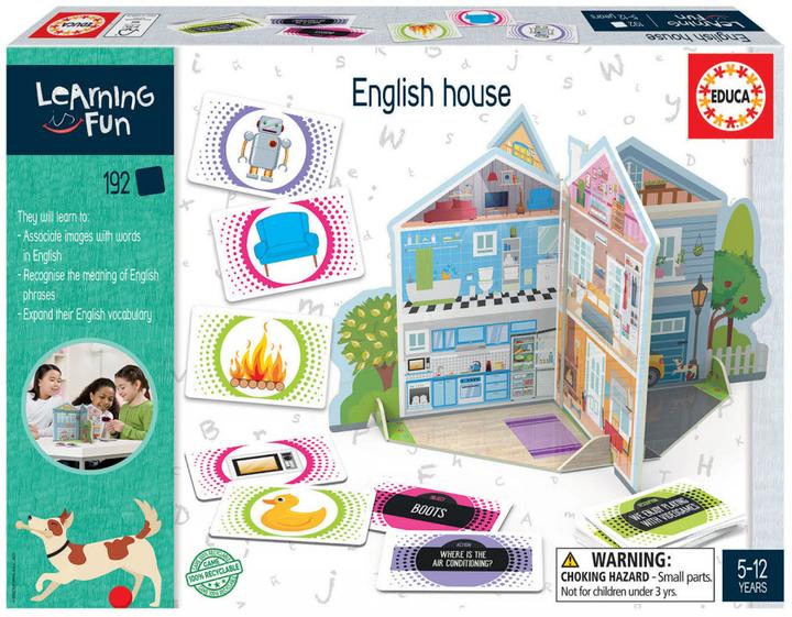 Educa Boardgame English House for 1+ Players 5+ Years (In English) 18844 (English)