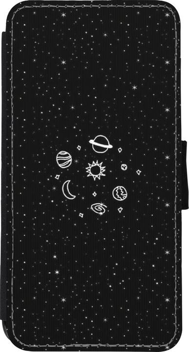 Actual product image PhoneLook Cover Wallet black Space Doodle (Apple iPhone XR)