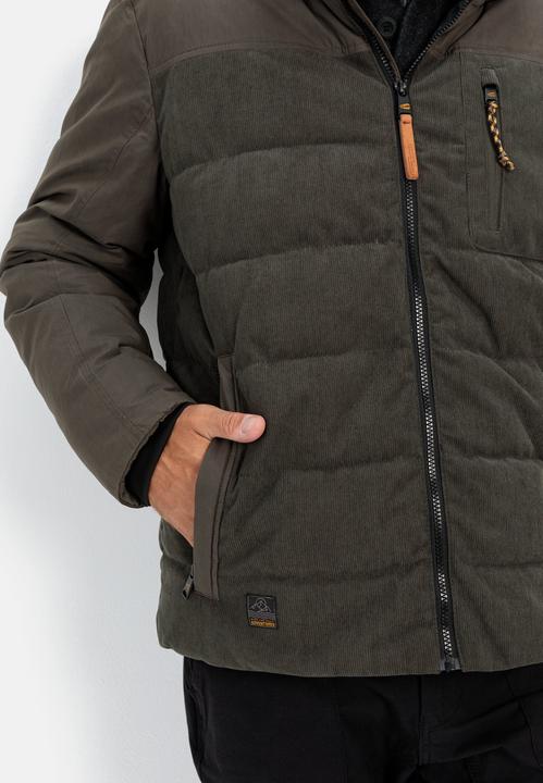 Actual product image Camel Active Quilted blouson with detachable hood (50)