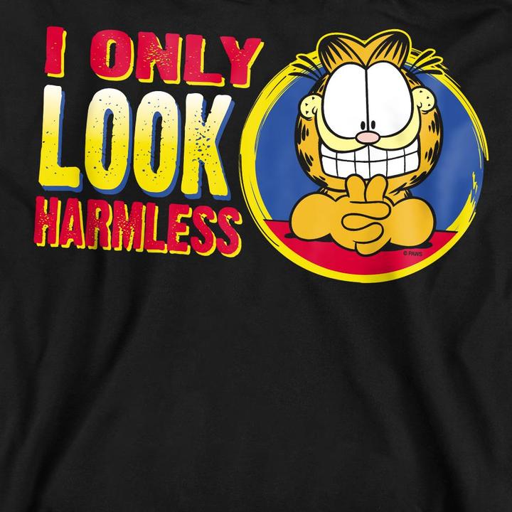 Immagine prodotto Garfield I Only Look Harmless Felpa Adulto Unisex (XL)