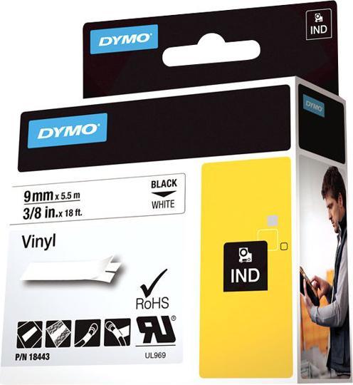 Produktbild Dymo Rhino Vinylband, 18443, weiss (0.90 cm, Weiss)