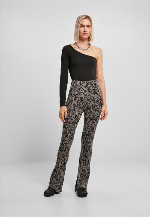 Produktbild Urban Classics Ladies High Waist Zebra Boot Cut Leggings - 14105 (XL)