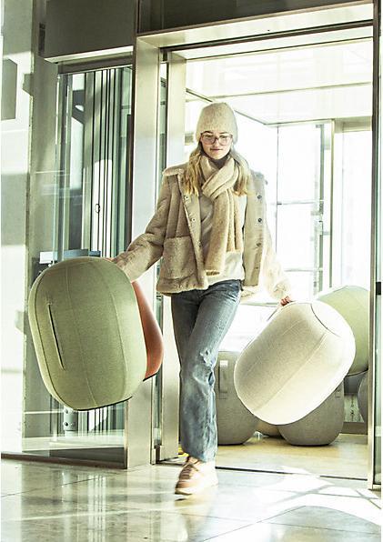 Image du produit Vluv Balle assise Kapsul Stov (43.50 cm)