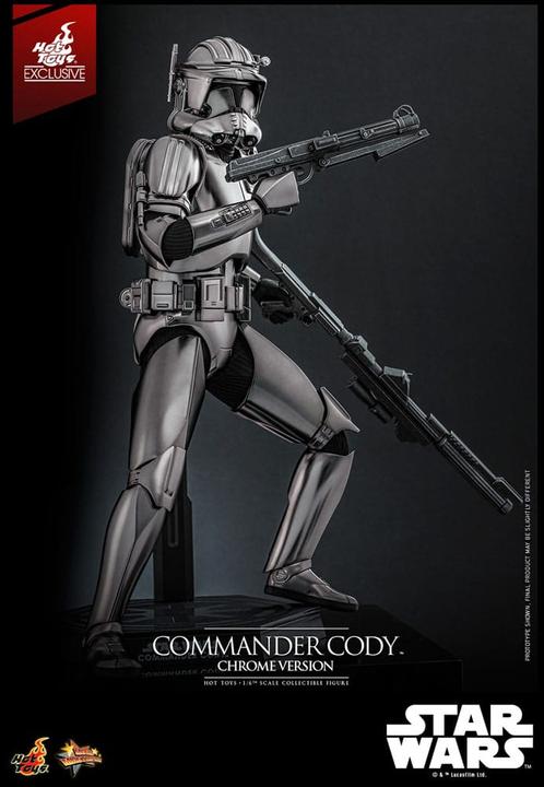 Image du produit Hot Toys Star Wars Movie Masterpiece Figurine 1/6 Commander Cody (Chrome Version) Exclusive 30 cm