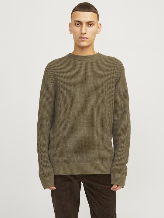 Produktbild Jack & Jones Einfarbig Strickpullover mit Rundhals Strickpullover mit Rundhals (S)