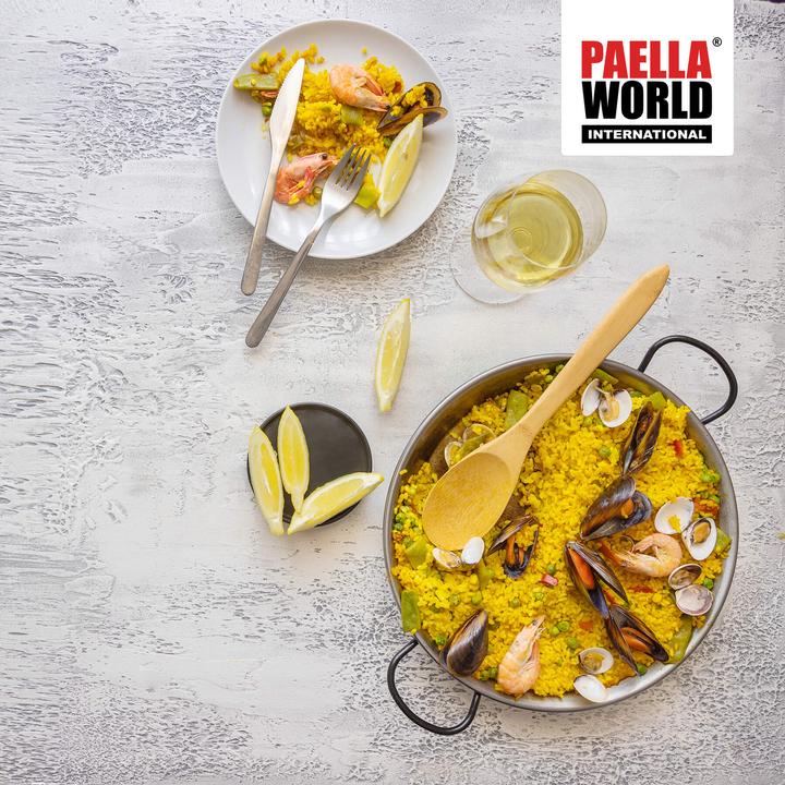 Immagine prodotto All'Grill Padella per paella in acciaio lucido Ø 50 cm (50 cm, Padella per paella, Acciaio)