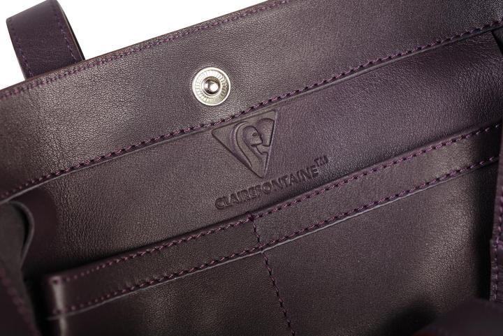 Immagine prodotto Clairefontaine Lawrence CUIR Sac 25x14x24 cm Aubergine - (1195.20 l)