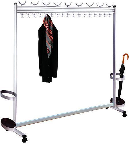Immagine prodotto kaiserkraft Appendiabiti in fila, HxD 1700 x 400 mm