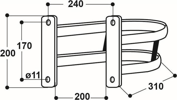 Produktbild Suevia Schutzbügel für Tränkebecken Mod.10P, 20, 12P, 25R, 46, 115, 1100 und 1200