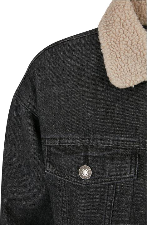 Actual product image Urban Classics Ladies Oversized Sherpa Denim Jacket - 19395 (XXL)