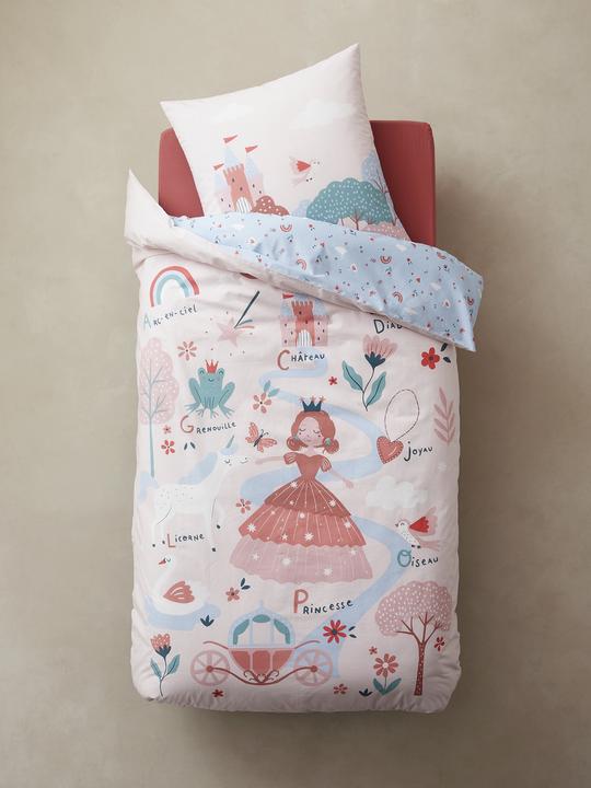 Immagine prodotto Vertbaudet Kinder Bettwäsche-Set „ABC-Prinzessin“ Oeko-Tex