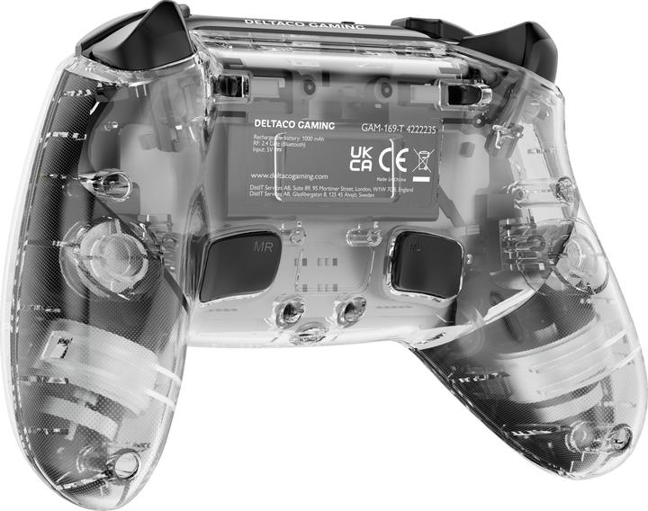Actual product image Deltaco Gaming PS4 wireless controller (Switch OLED, Switch, PC, Android, iOS, PS4, PS4 Pro)
