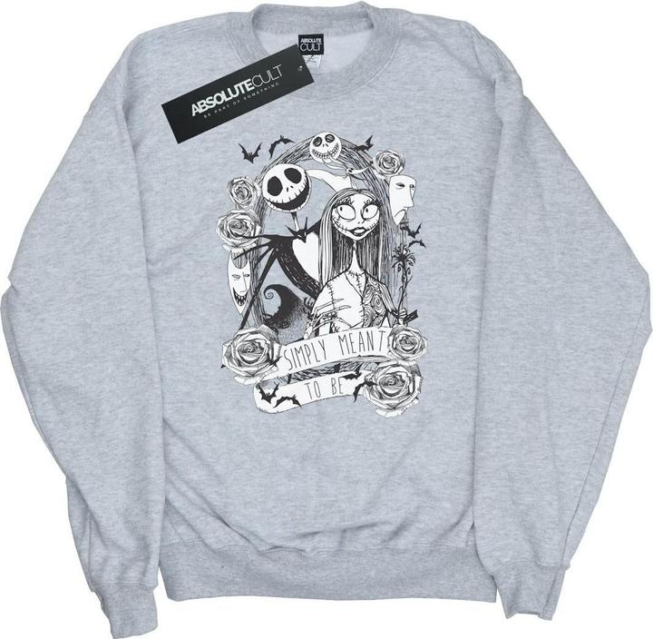 Disney Nightmare Before Christmas Simply Meant To Be Sweatshirt