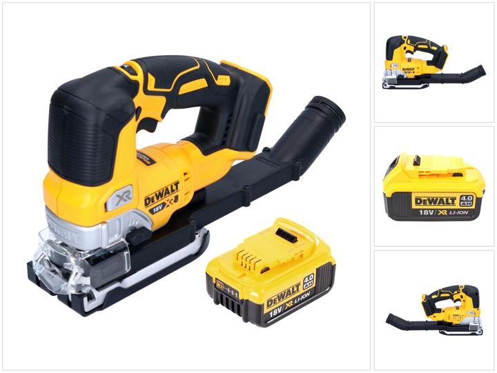 Actual product image DeWalt DCS 334 N Battery pendulum action jigsaw 18 V Brushless + 1x battery 4.0 Ah - without charger