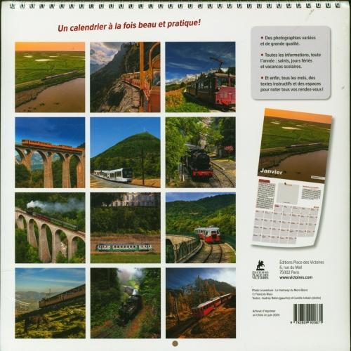 Actual product image Trains d'antan : calendrier 2025 (Hardcover, French)