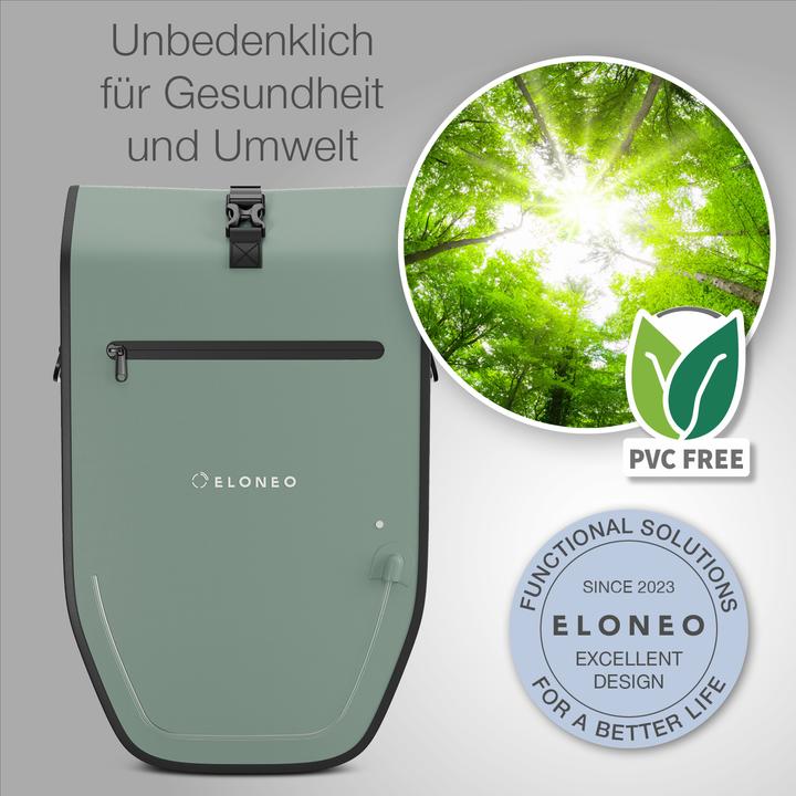 Image du produit Eloneo Sacoche de vélo pour ordinateur portable (28 l, Sacoches)