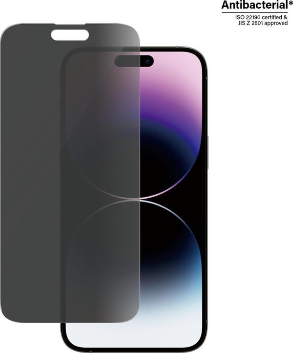 Actual product image PanzerGlass Classic Fit Privacy (1 Piece, Apple iPhone 14 Pro Max)