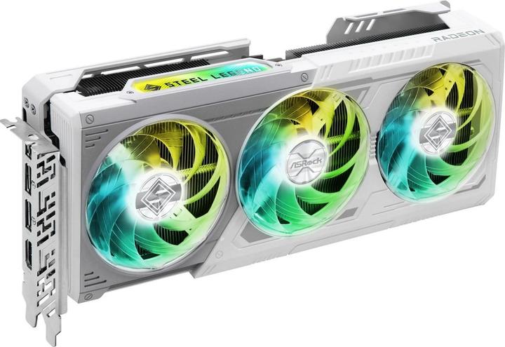 Actual product image AsRock Radeon RX 9070 XT Steel Legend (16 GB)