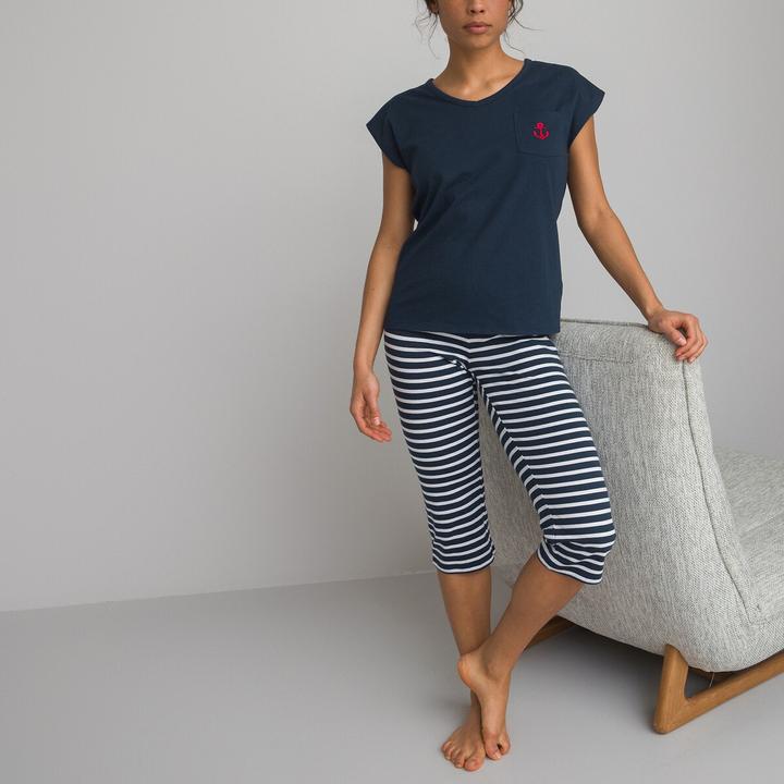 Immagine prodotto La Redoute Collections Pigiama corto in jersey di cotone (42)