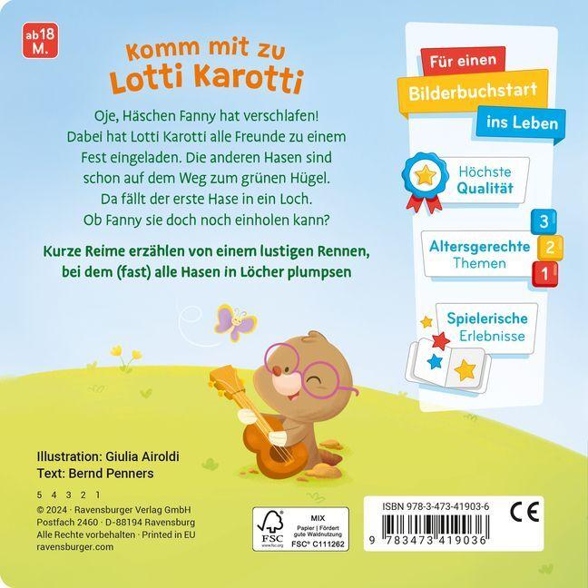 Image du produit Ravensburger Mon premier Lotti Karott : La course amusante des lapins - un livre pour les petits fans du (Allemand)