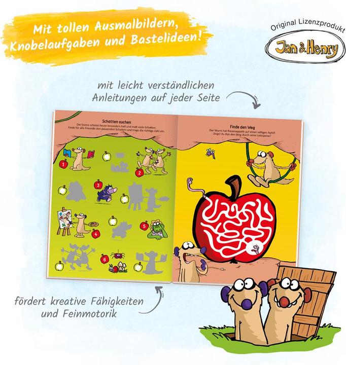 Produktbild Jan und Henry Spiel- und Malbuc