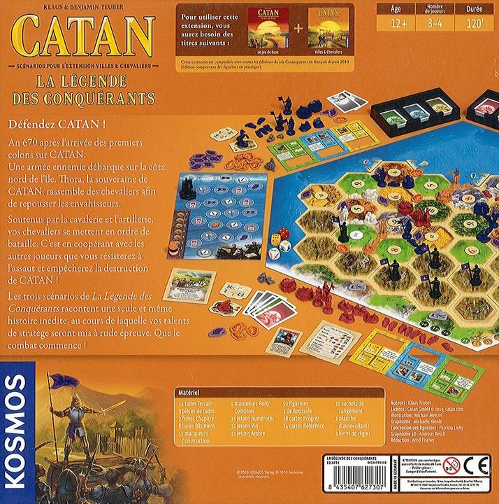 Produktbild Kosmos Familienspiel CATAN La légende des Conquérants (Französisch)