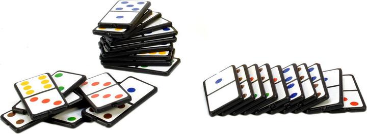 Actual product image Toi-Toys Domino game with numbers or colours