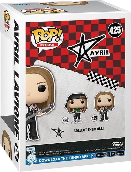 Produktbild Funko Avril Lavigne POP! Rocks Vinyl Figur Avril Lavigne(Complicated) 9 cm