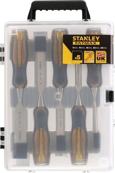 Actual product image Stanley Firmer chisel set in case (32 mm)