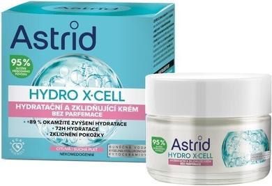 Image du produit Astrid Crème hydratante et apaisante pour peaux sensibles sans parfum Hydro X-Cell 50 ml (50 ml, Crème 24h)