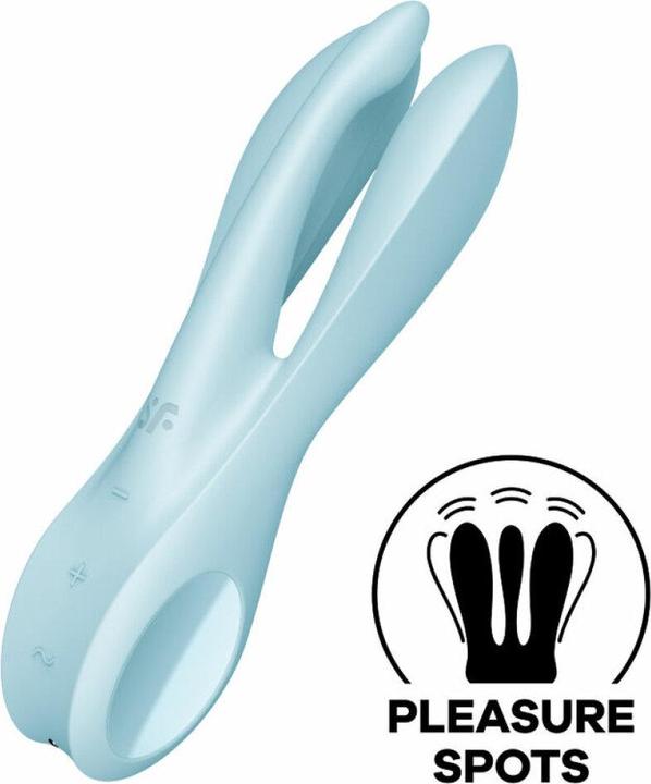 Actual product image Satisfyer Threesome 1 - Light Blue