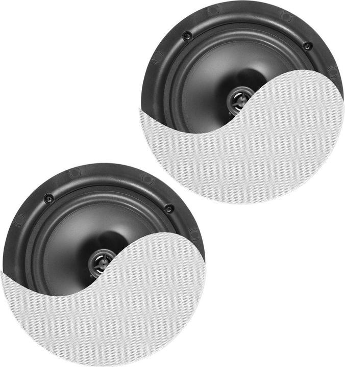 Produktbild Power Dynamics Deckenlautsprecher NCBT8 2-er Set, 2x 40W, Weiss (Passiv, 1x 80 W)