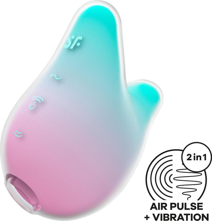 Actual product image Satisfyer Mermaid Vibes - Mint/Pink