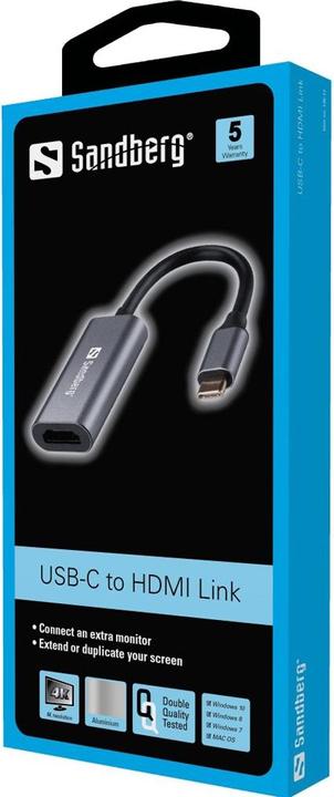 Produktbild Sandberg USB-C zu (HDMI, 10 cm)