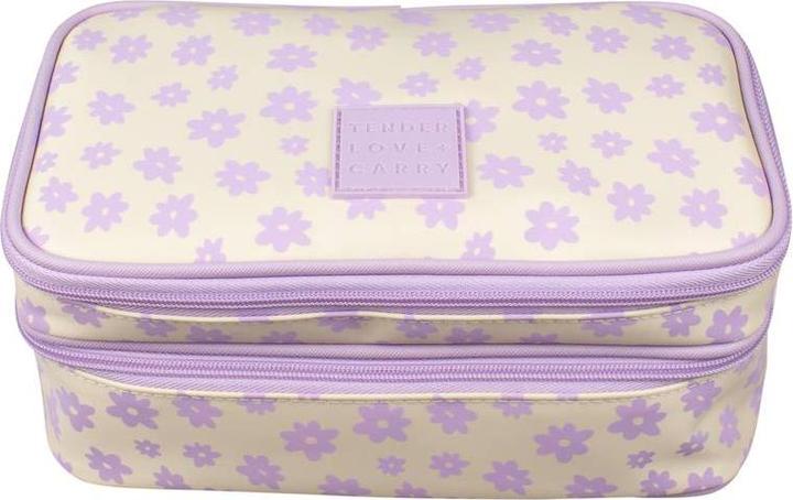 Immagine prodotto Tender Love + Carry Lilac Cream Daisy Fun Double Zip Utility