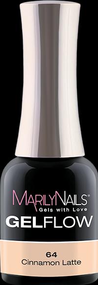 Image du produit Marily Nails GELFLOW - 64 Cinnamon Latte (64 Cinnamon Latte, Vernis semi-permanent)