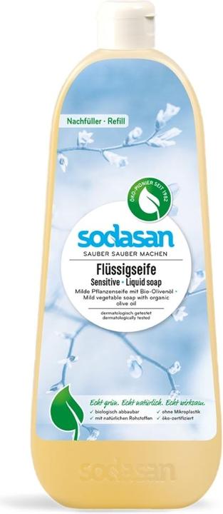 Produktbild Sodasan Flüssigseife sensitiv - Nachfüllflasche (Flüssigseife, 1000 ml)