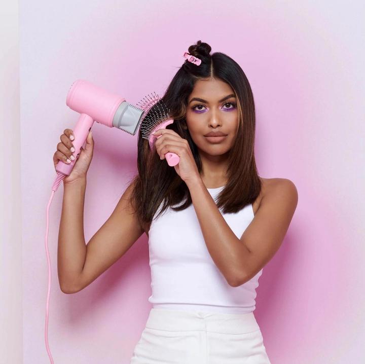 Actual product image Mermade Hair Dryer - pink