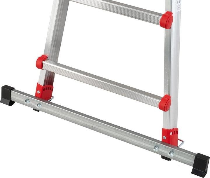 Actual product image Hailo Multi-function telescopic ladder (Stepladder, Telescopic ladder, Multi-purpose ladder, 24 cm)