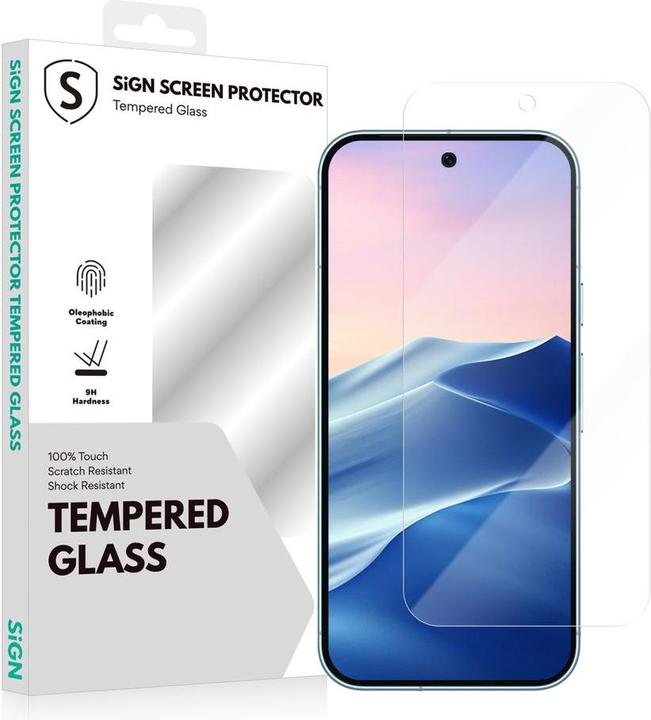Produktbild SIGN Tempered Glass Screen Protector for Google Pixel 9 Pro (Google Pixel 9 Pro)