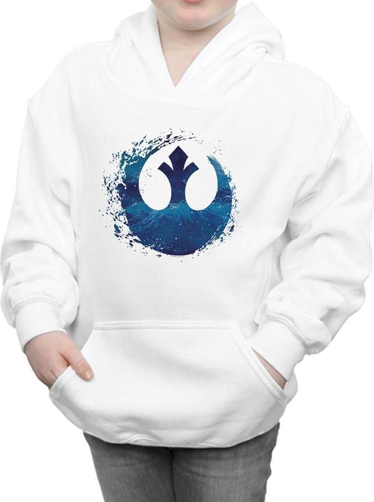 Produktbild Star Wars The Rise Of Skywalker Resistance Symbol Wave Kapuzenpullover Jungen (140, 146)