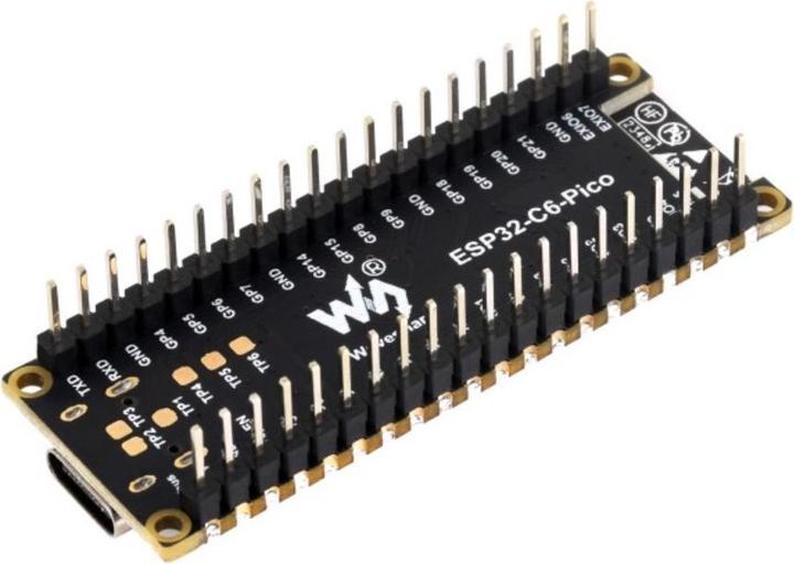 Image du produit WaveShare Carte de développement ESP32-C6 Pico Mini avec en-têtes